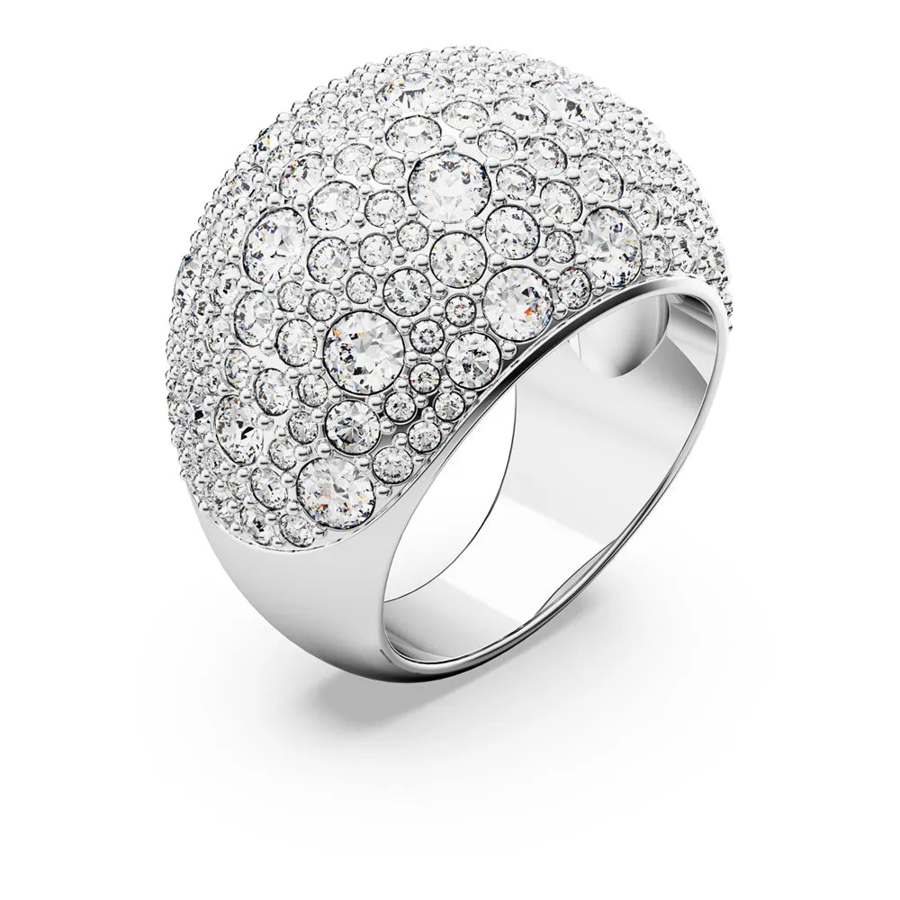 Anillo de cóctel Luna, Luna, Blanco