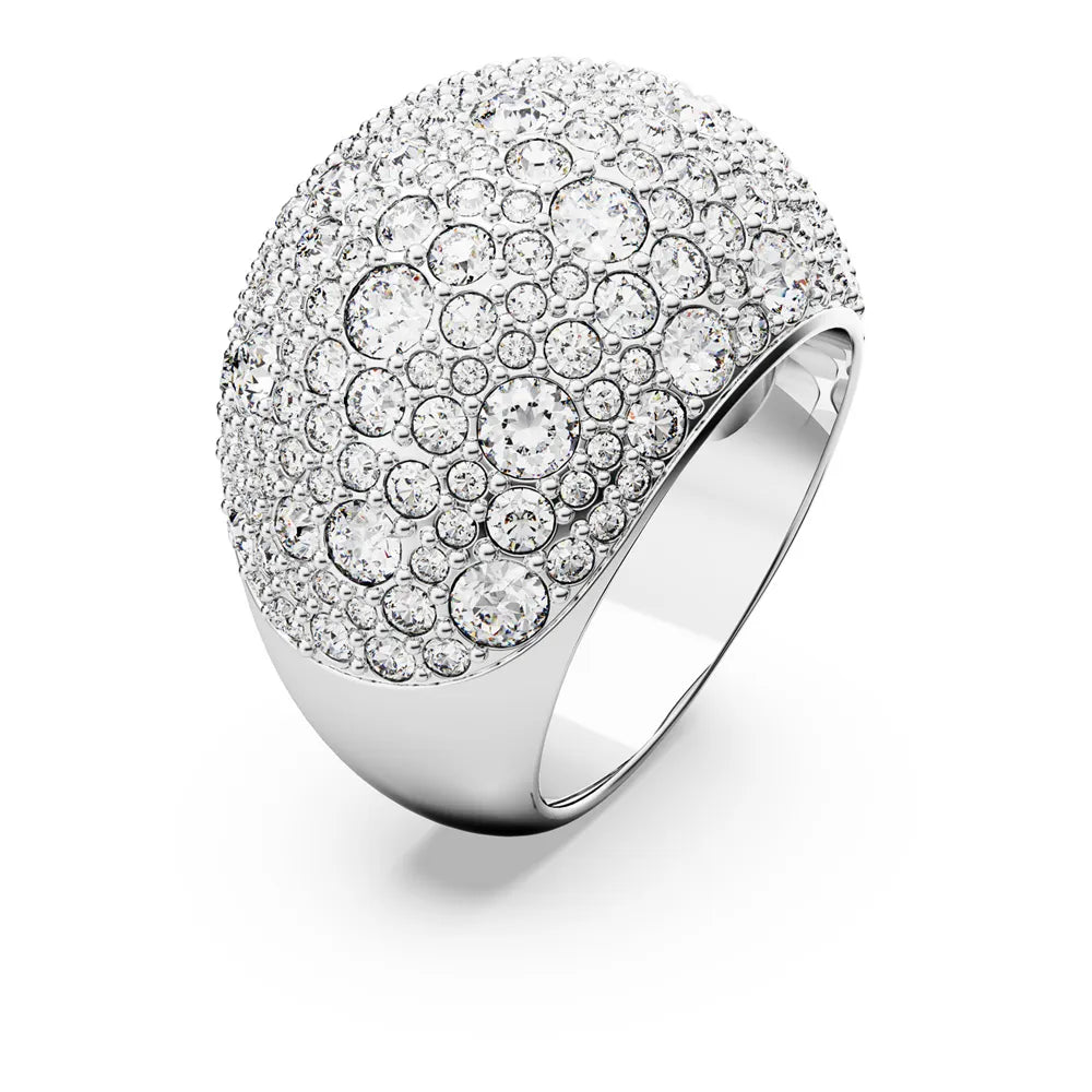 Anillo de cóctel Luna, Luna, Blanco