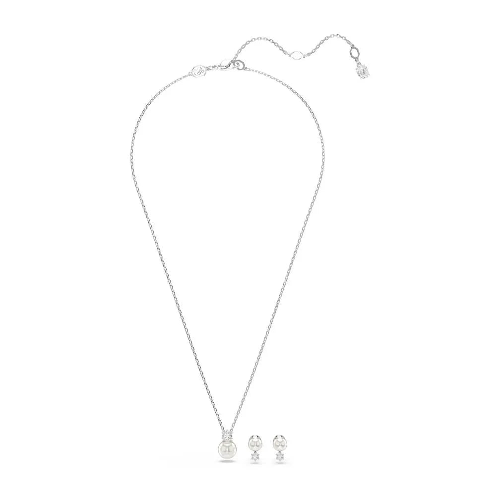 Conjunto Matrix, Perla de Cristal, Corte Redondo, Blanco