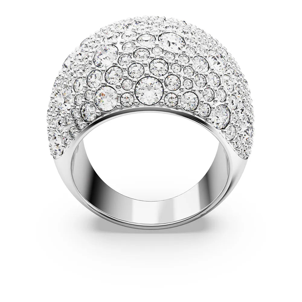 Anillo de cóctel Luna, Luna, Blanco