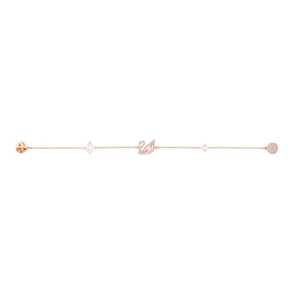 Pulsera de cisne deslumbrante, multicolor