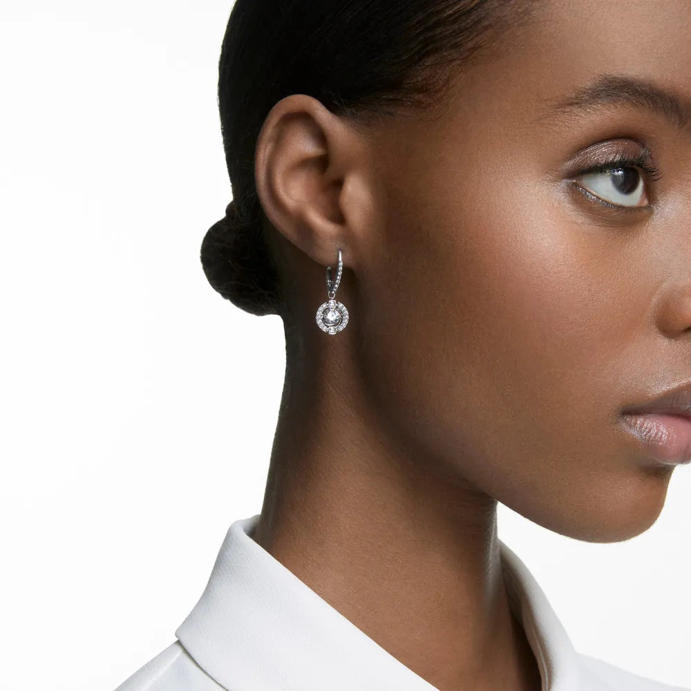 Pendientes Swarovski Sparkling Dance, blancos