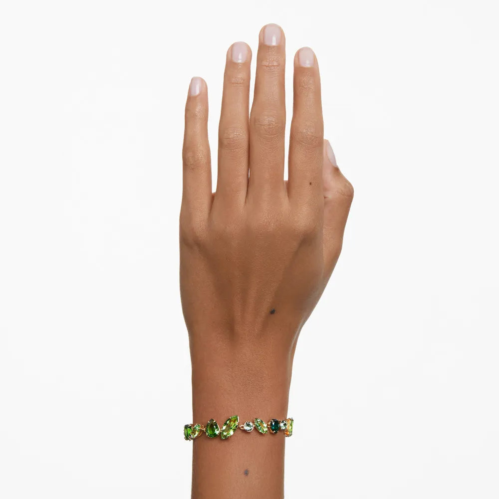 Pulsera de Gemas, Combinación de cortes, Verde