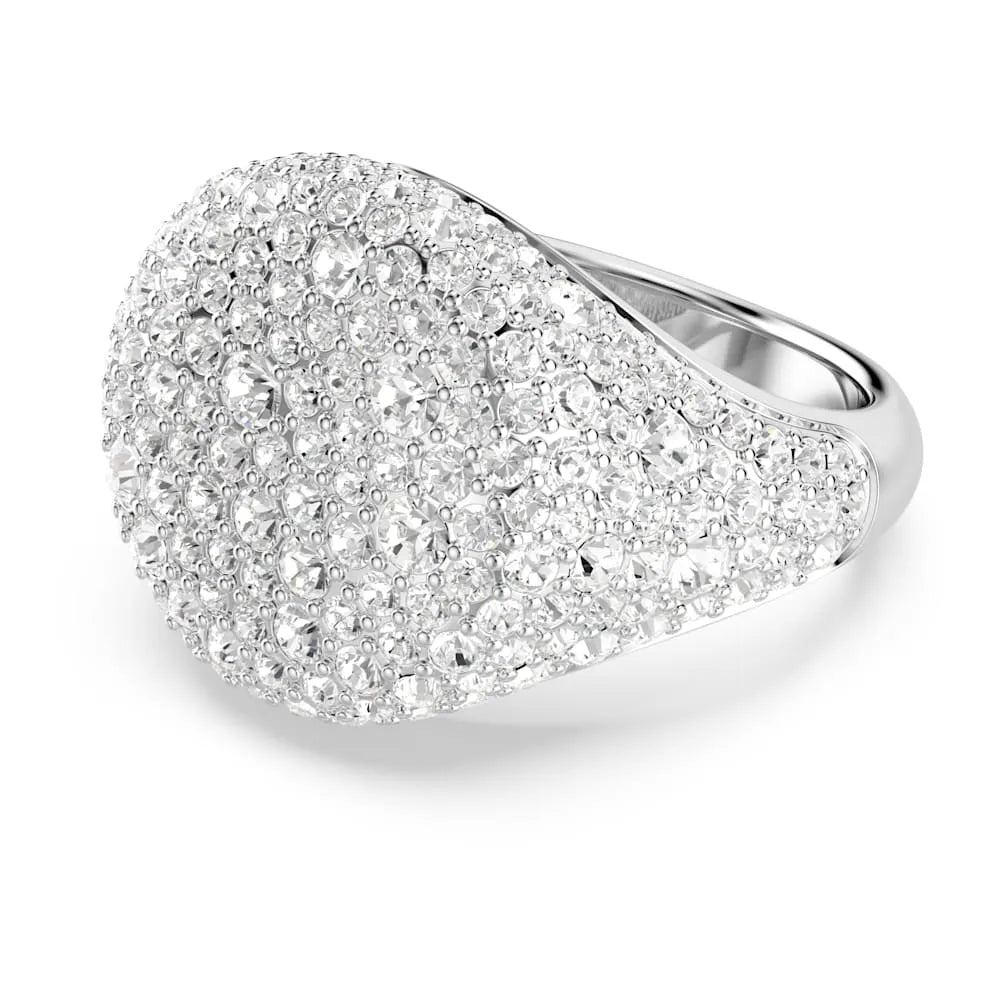 Anillo de cóctel Meteora, blanco
