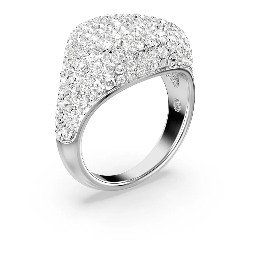 Anillo de cóctel Meteora, blanco
