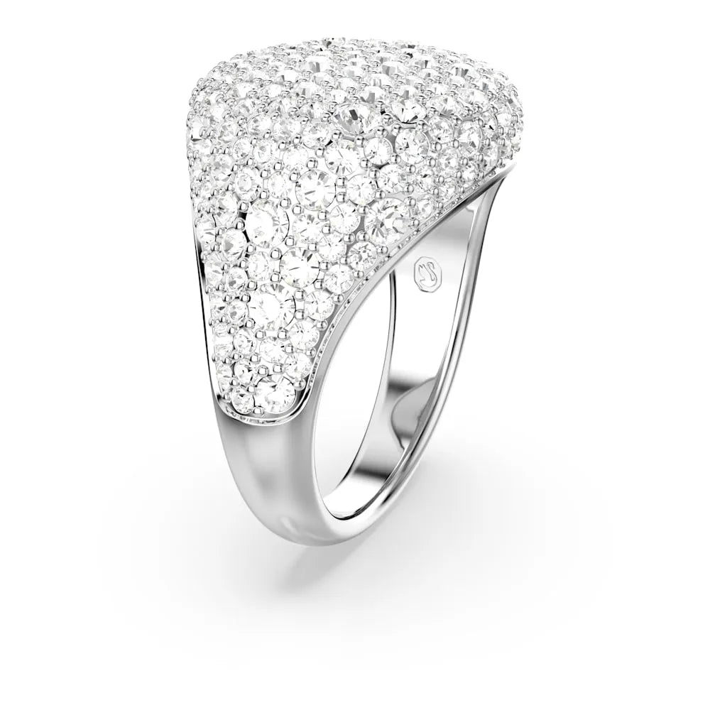 Anillo de cóctel Meteora, blanco