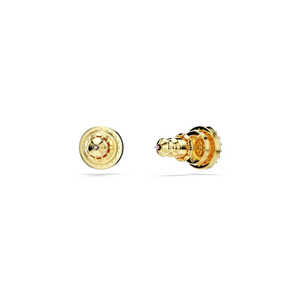 Pendientes Una, corte redondo, oro