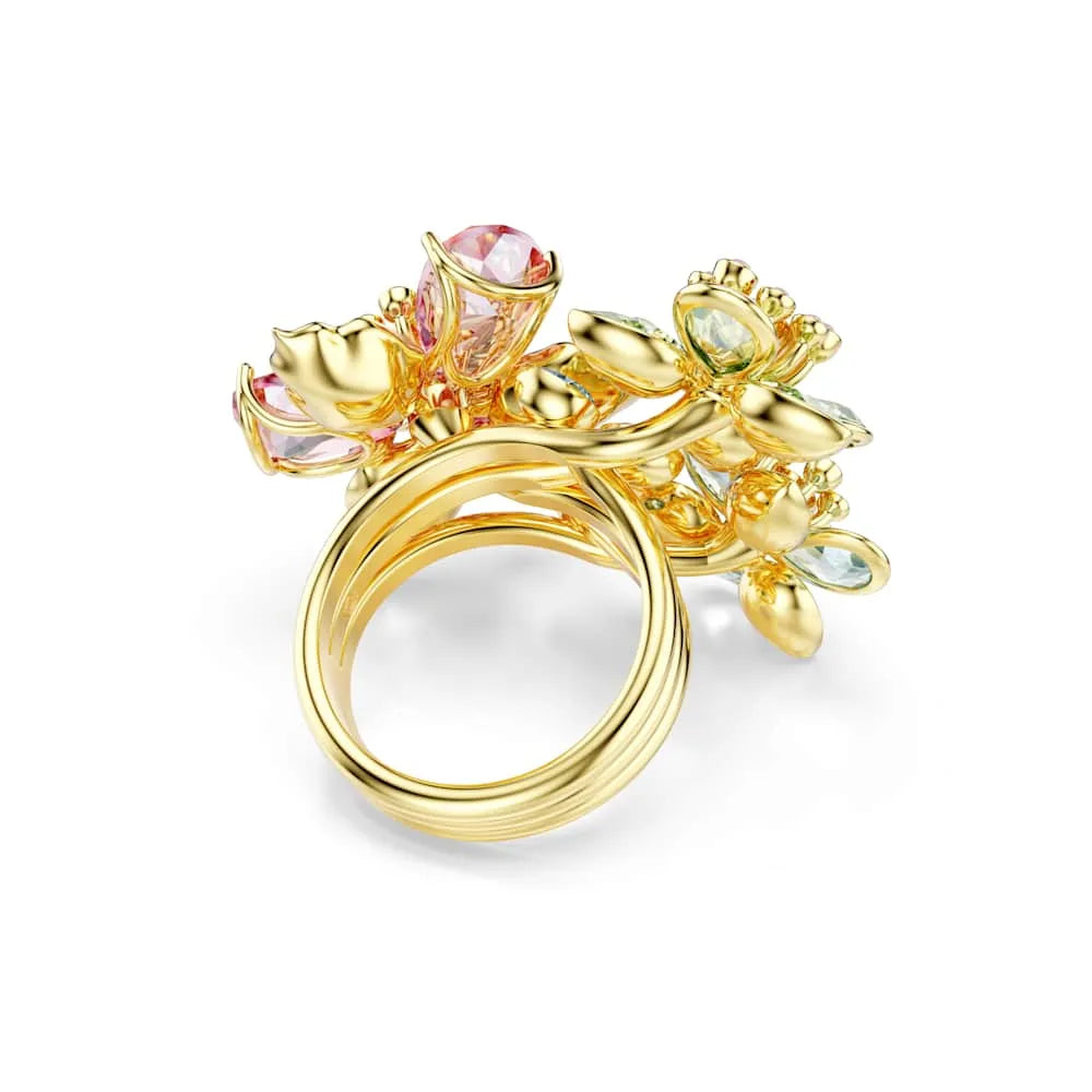 Anillo Idyllia, Combinación de cortes, Flor, Multicolor