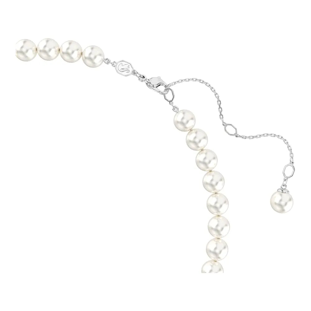 Collar Ariana Grande x Swarovski, perla de cristal, corte de corazón, corazón, blanco