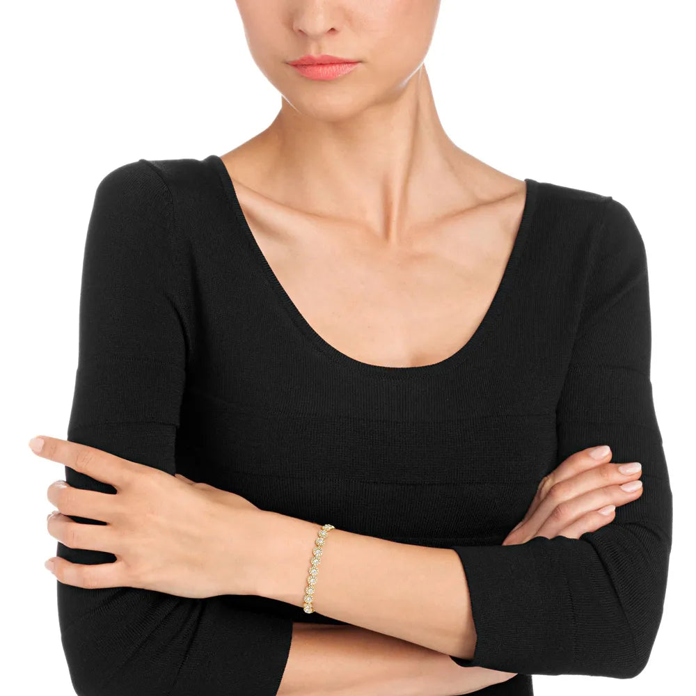Pulsera angelical, oro