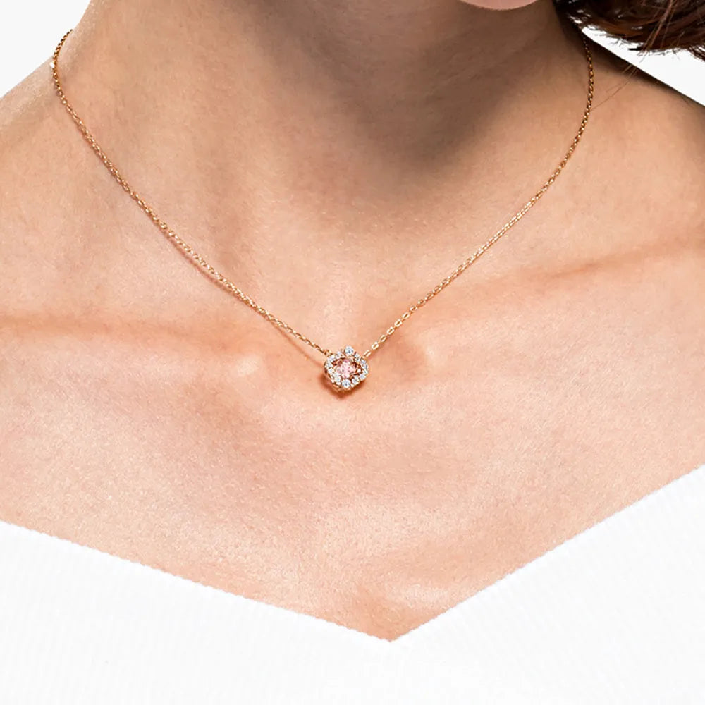 Collar Swarovski Sparkling Dance, rosa