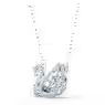 Collar de cisne danzante, blanco