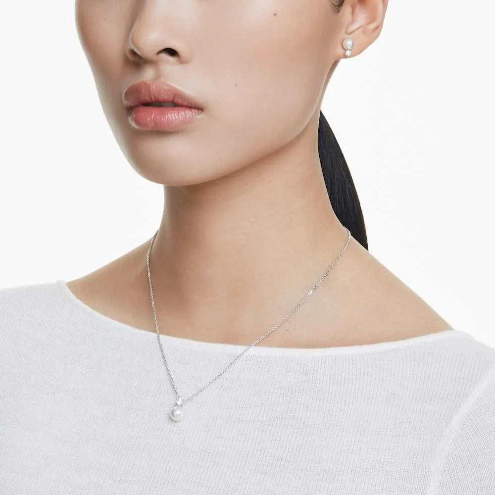 Conjunto Matrix, Perla de Cristal, Corte Redondo, Blanco