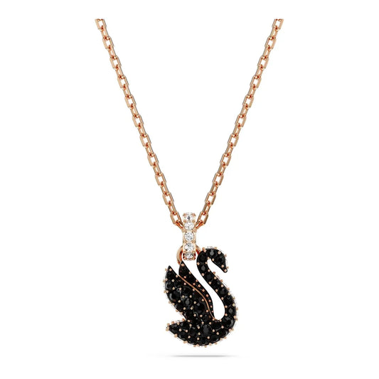 Colgante Swarovski Iconic Swan, pequeño, negro