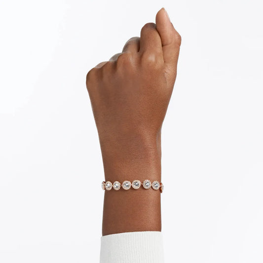 Pulsera angelical, oro rosa