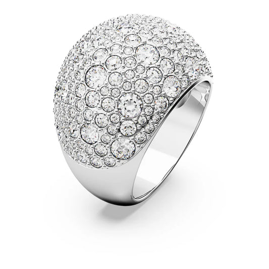 Anillo de cóctel Luna, Luna, Blanco