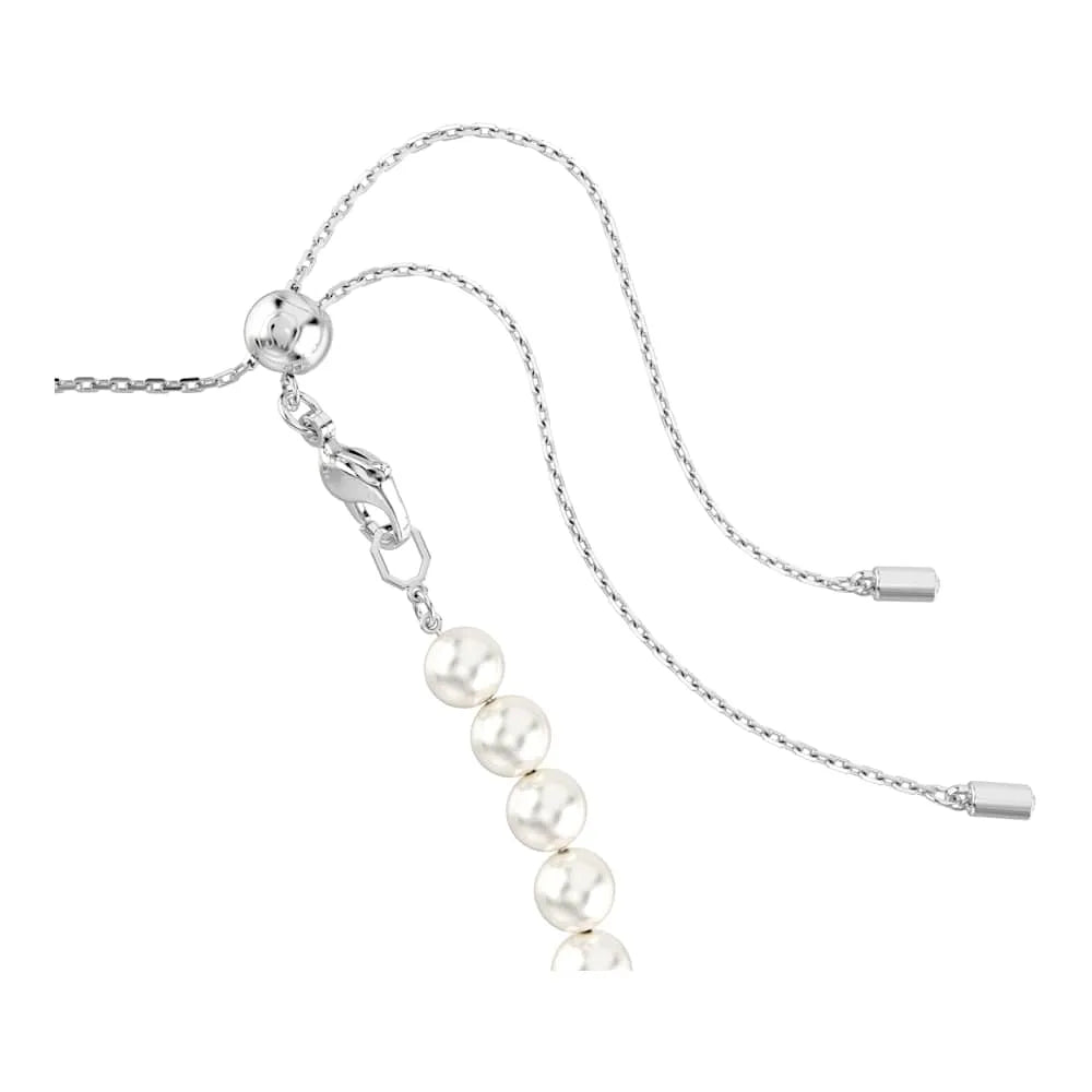 Gargantilla de tenis Ariana Grande x Swarovski, combinación de cortes, corazón, blanco
