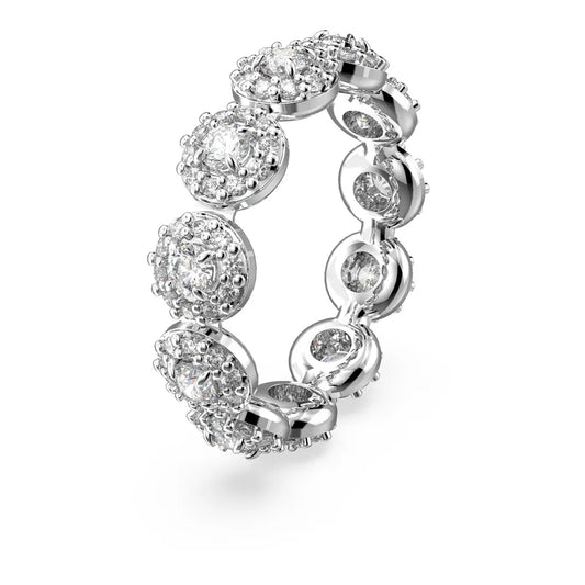 Anillo Constella, Pavé, Blanco, Baño de Rodio