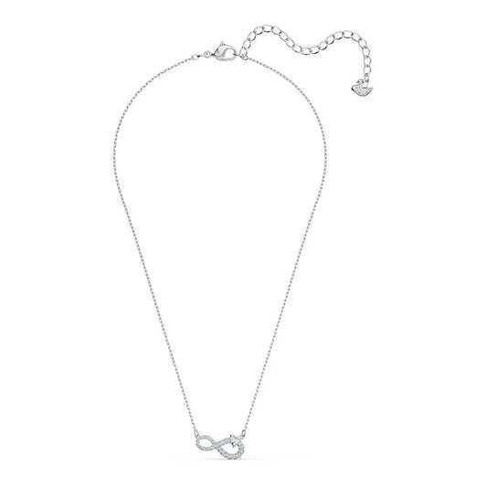 Collar Swarovski Infinity, blanco