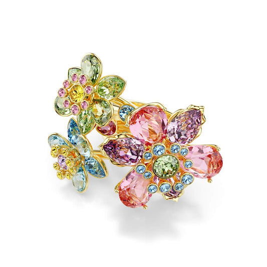 Anillo Idyllia, Combinación de cortes, Flor, Multicolor