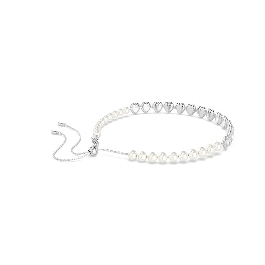 Gargantilla de tenis Ariana Grande x Swarovski, combinación de cortes, corazón, blanco